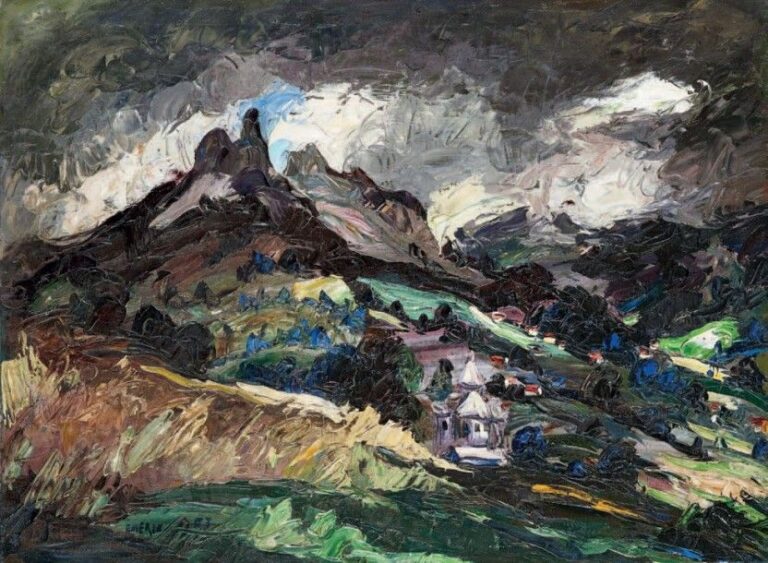 Paysage de montagne, 1957