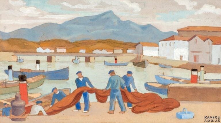 Paysage de Saint-Jean-de-Luz et de Ciboure
