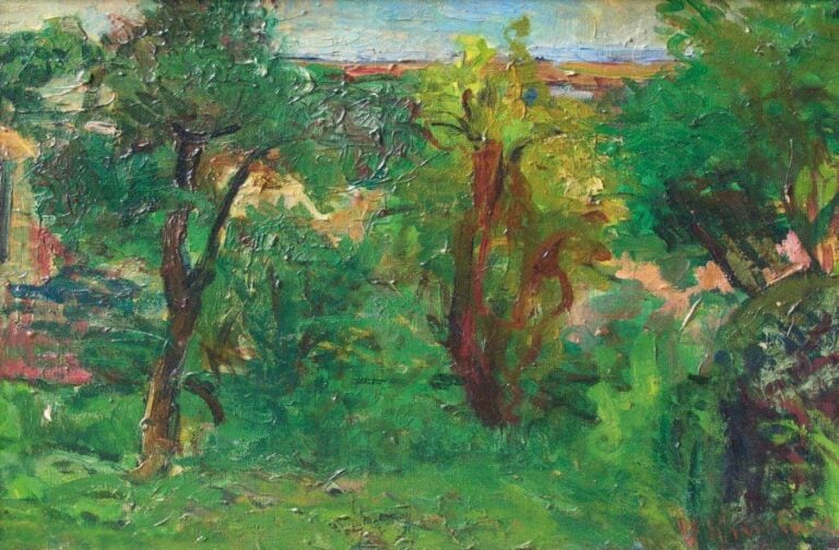 Paysage Huile sur toil