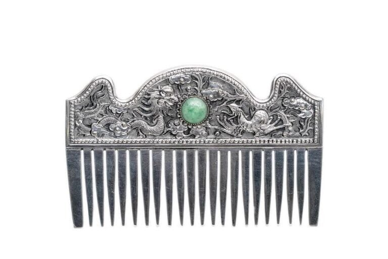 PEIGNE EN ARGENT
