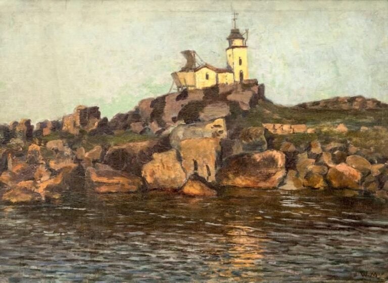 Phare sur la falaise