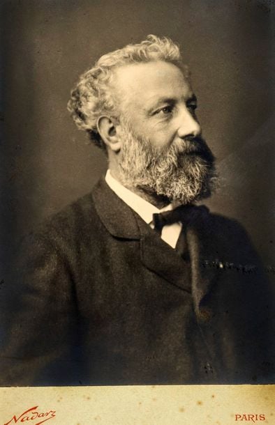 Photographie originale de Jules Verne en 1875 par Nada