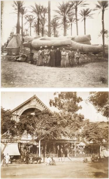 PHOTOGRAPHIES D'ÉGYPTE Album de 199 photographies (54 grand format et 145 petit format) sur l'Égypte antique et musulmane par Sebah, Fiorillo, Lekegian, Montabon
