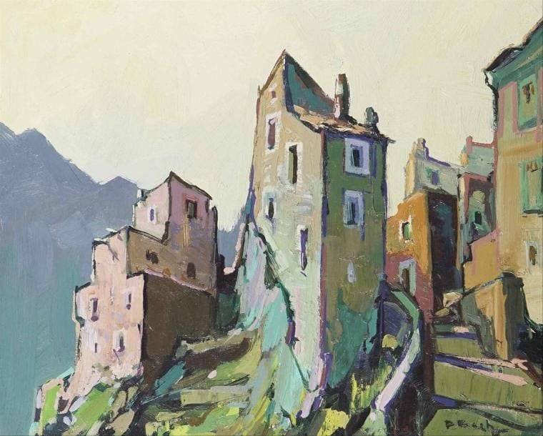 Pierre BACH (1906-1971) San Antonino Huile sur toil