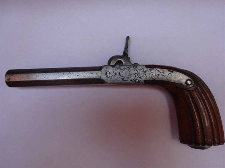 PISTOLET à percussion 1 coup Calibre 1