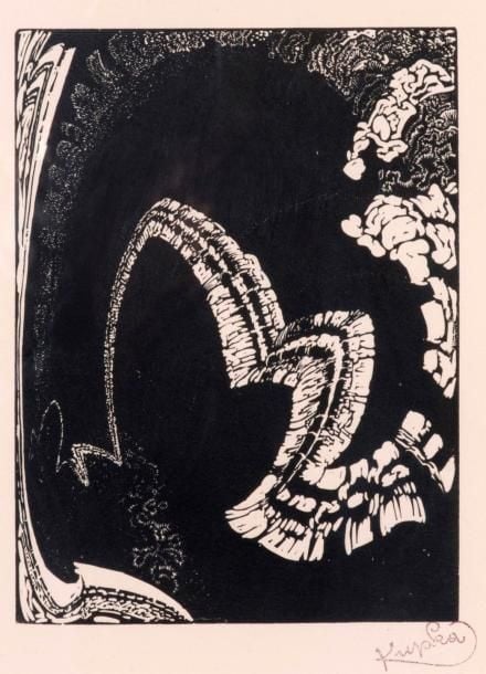 Planche pour Quatre Histoires de Blanc et Noir: Composition, 1926
