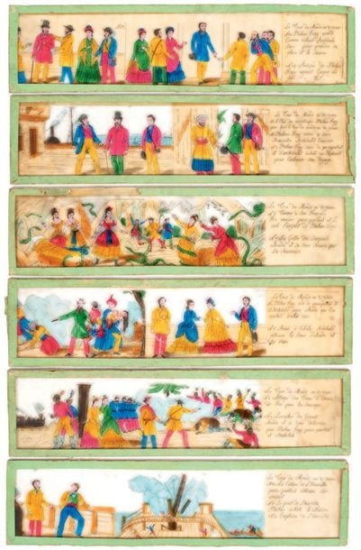 * Plaques de lanterne magiqu