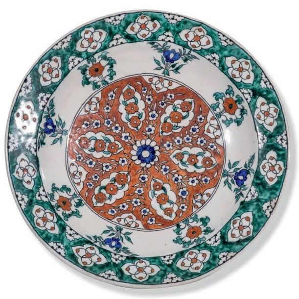 Plat dans le goût d'Iznik