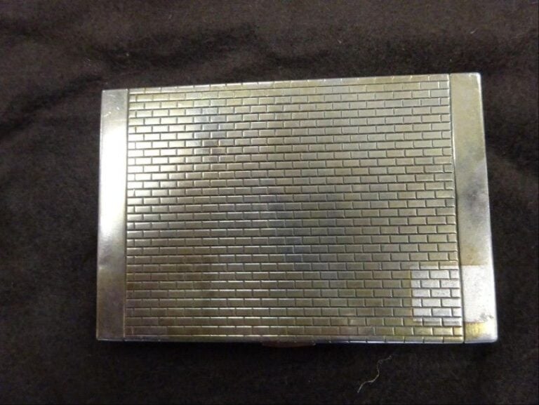 Porte-cigarettes en argen