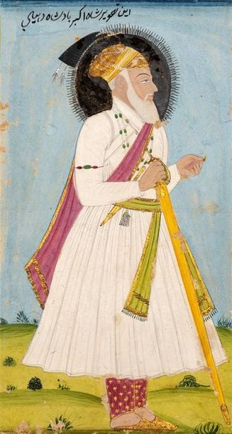 Portrait d'Aurangzeb