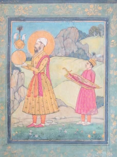 Portrait d'Aurangzeb