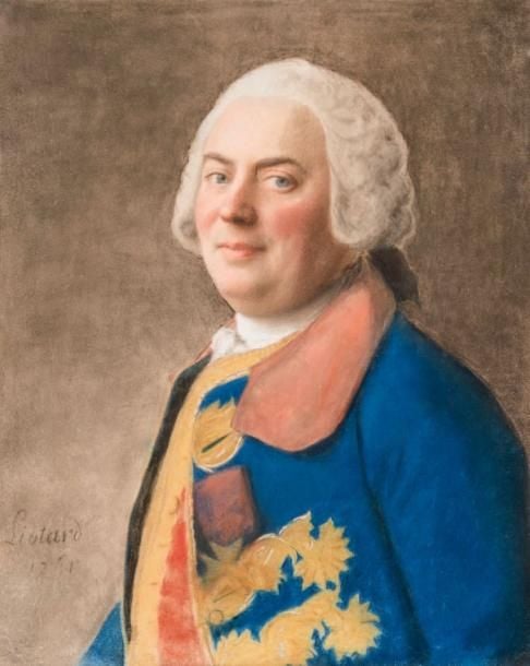 Portrait d'un officier portant l'ordre de Saint-Louis