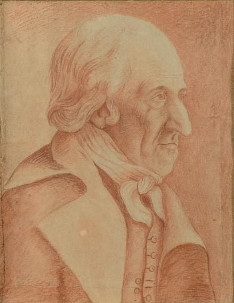 Portrait d'un vieillard de profil droit