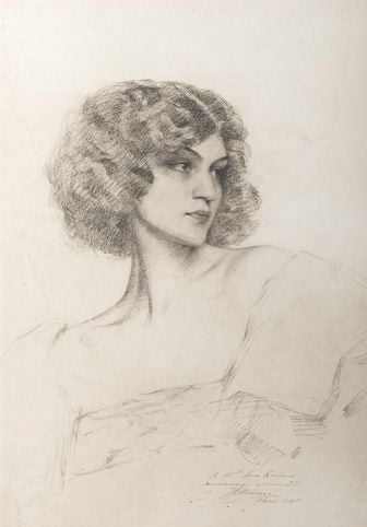Portrait de l'actrice Vera Korene (1901-1966)