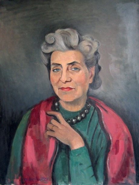 Portrait de la mère de l'artiste