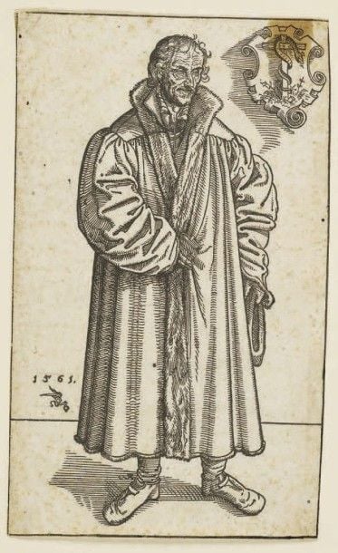 Portrait de Phillip Melanchton (Hollstein 48