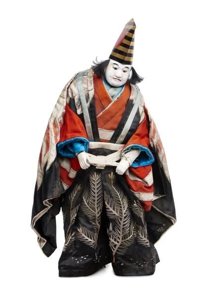 Poupée utilisée traditionnellement pour le théâtre de marionnettes Jo¯ru¯ri (bunraku