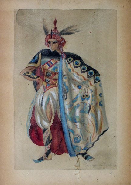 Projet de costume Aquarell