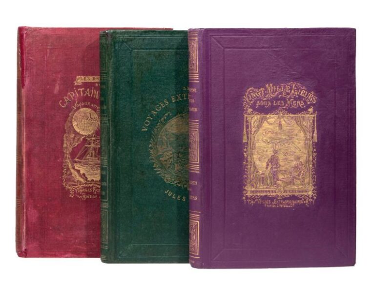 Quelques «Voyages Extraordinaires» en quête d'un nouveau souffle La collection de cartonnages Jules Verne d'Éric Weissenberg avait pour but d'être exhaustiv