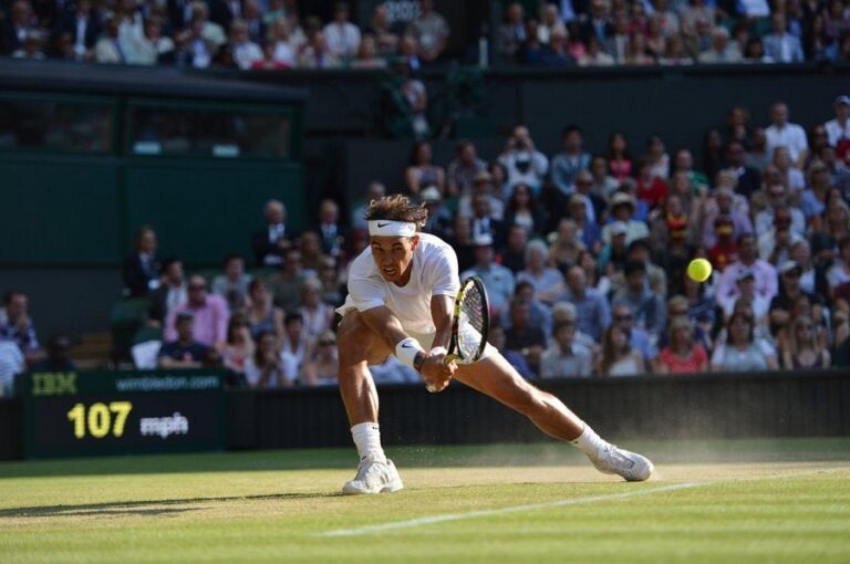 Rafael Nadal, Wimbledon - 2014 © Pierre Lahalle/L'Équipe 1er juillet 201