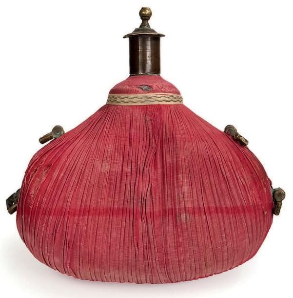 Rare Gourde de Pèlerin Ottomane