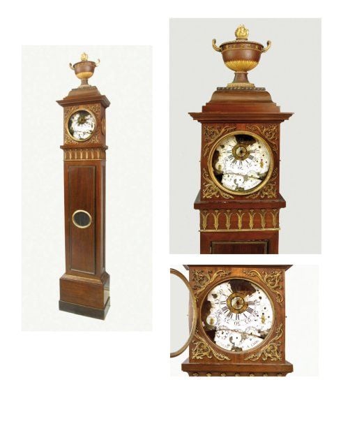 Rare régulateur de parquet à équation du temp