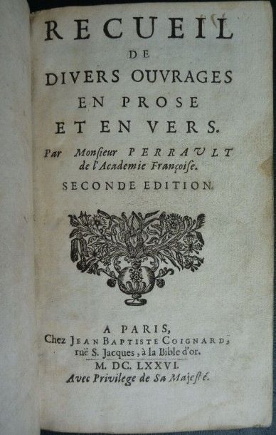 Recueil de divers ouvrages en prose et en ver