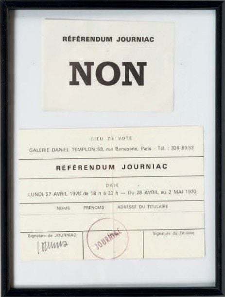 Référendum JOURNIAC du 27 avril 197