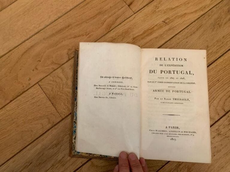Relation de l'expédition du Portugal par le Baron Thiébaul