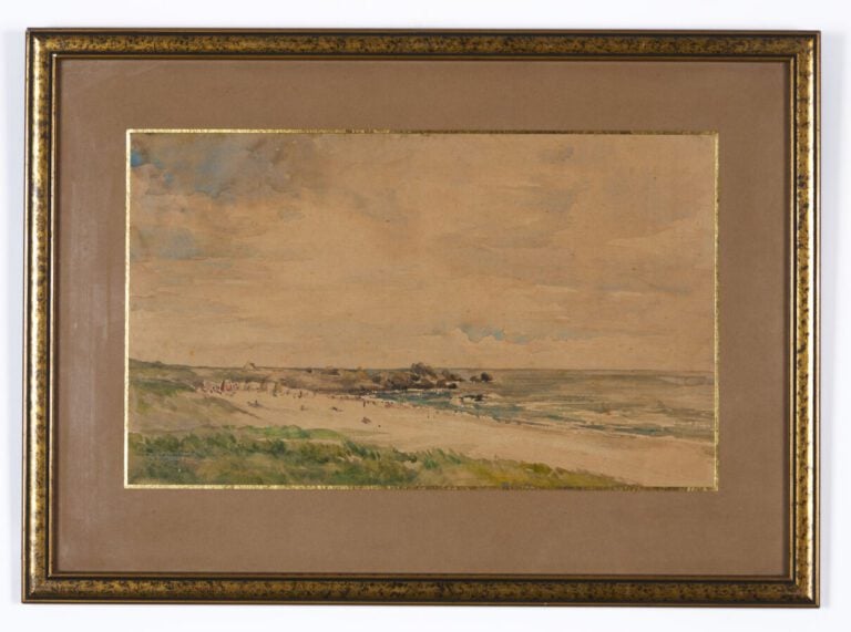 RENÉ FRANÇOIS - (NÉ EN 1951) - « L'Esconil, dans le - Finistère » - Deux aquare…