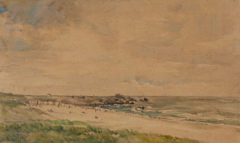 RENÉ FRANÇOIS - (NÉ EN 1951) - « L'Esconil, dans le - Finistère » - Deux aquare…