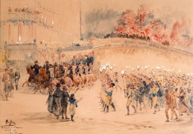 Retraite en l'honneur de la reine, 1890