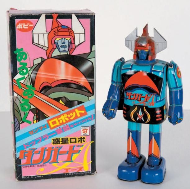 Robot Popy - Danguard Ace - wind up Tin Toy Occasion en boîte Japon,