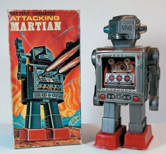 Robot SH Horikawa - Attacking Martian (Version Grise) Neuf en boîte Japon,