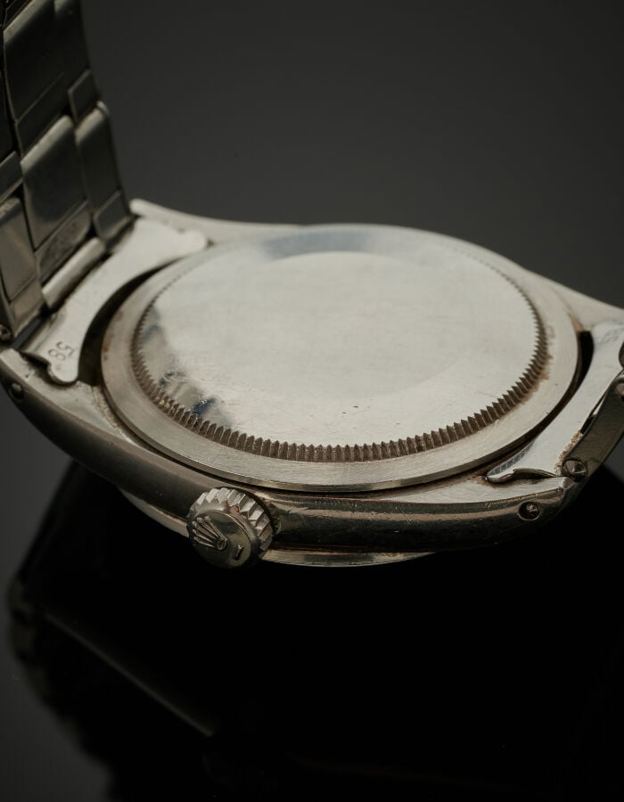 ROLEX - BRACELET MONTRE modèle "Oyster Perpetual Explorer" en acier. Cadran noi…