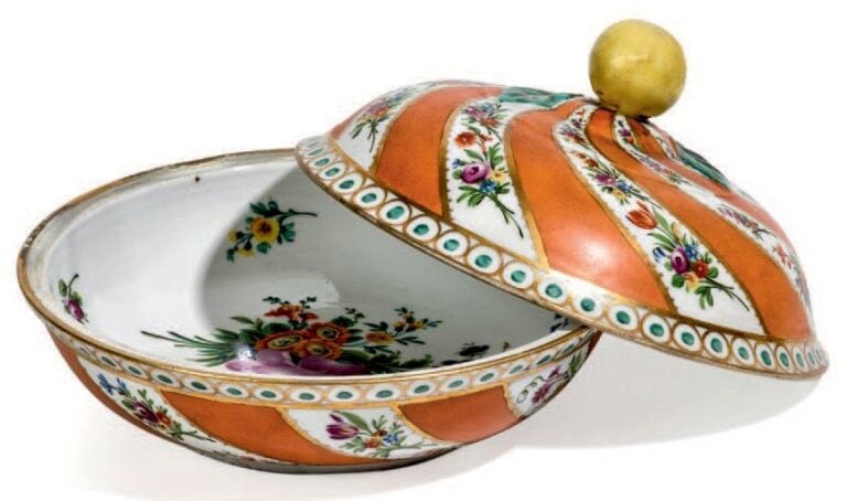 Sahan en porcelaine de Meissen