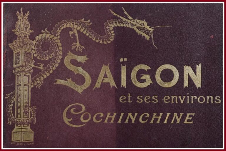 "SAIGON ET SES ENVIRONS COCHINCHINE" - ALBUM DE PHOTOGRAPHIES REPRODUITES