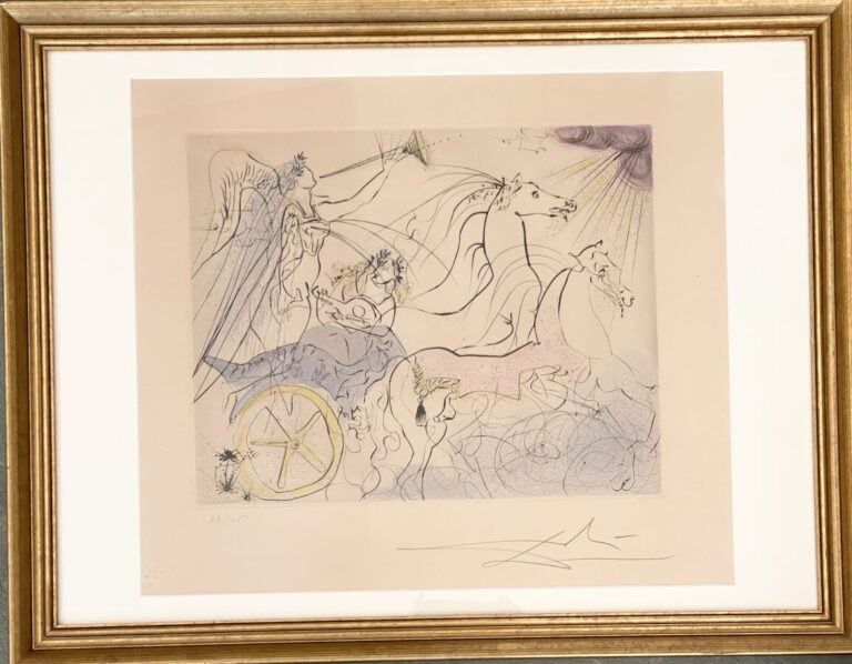 SALVADOR DALI (1904-1989) - Les Muses : Euterpe, 1971 (Michler, Löpsinger, 511)…