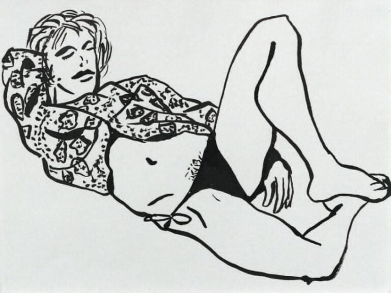 Sans titre Encre sur papier 20 x 26,5 cm