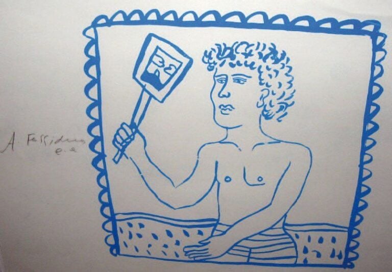Sans titre Lithographie Epreuve d'Artiste signée 32 x 50 cm