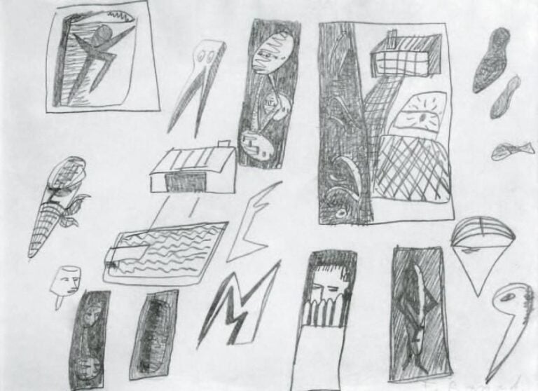 Sans titre Mine de plomb, signée en bas à droite 27 x 37 cm