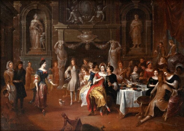 Scène de banquet