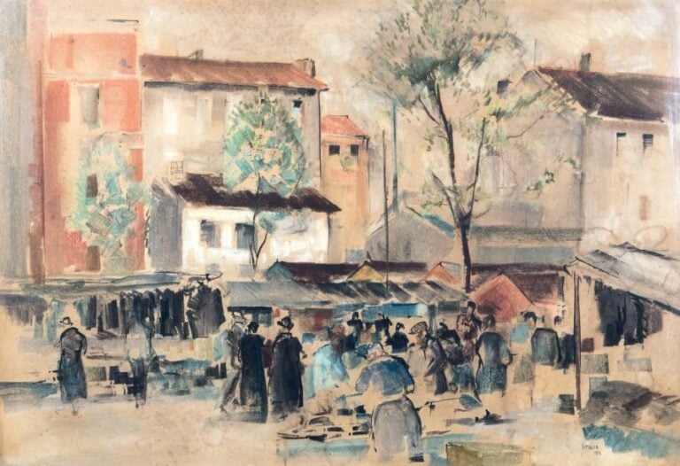 Scène de marché, 1949