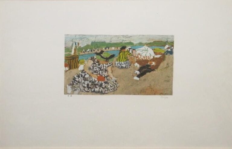 Scène de plage