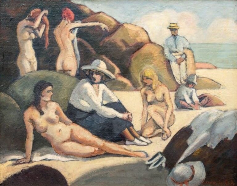 Scène de plage