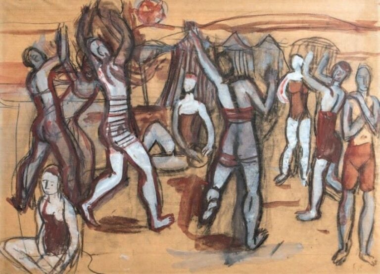 Scène de plage