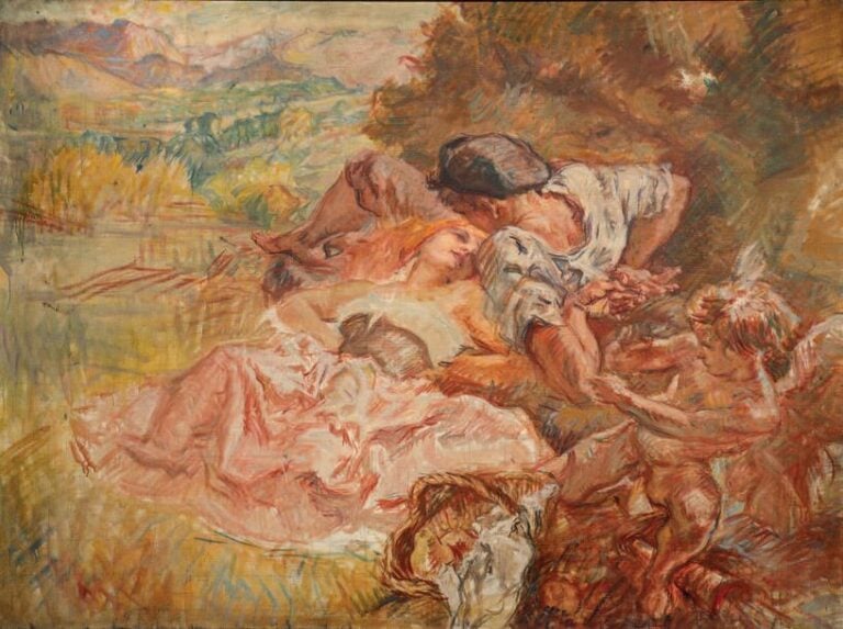 SCÈNE GALANTE PASTORALE
