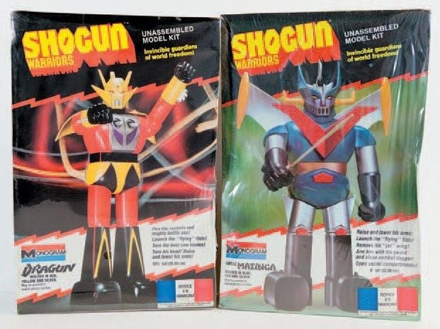 Shogun Warriors Monogram - Lot de 2 maquettes - Dragun et Great Mazinga Neuf en boîte scellée Europe, 1979 Plastique à assembler Di