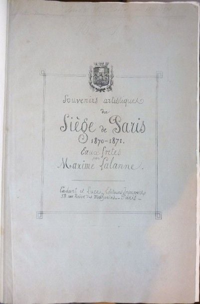SIEGE DE PARIS et COMMUN