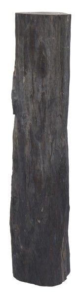 Socle en bois d'ébène non poli provenant des Philippine